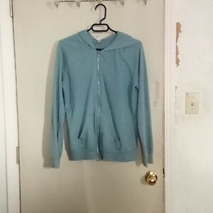 Blue lightweight hoodie